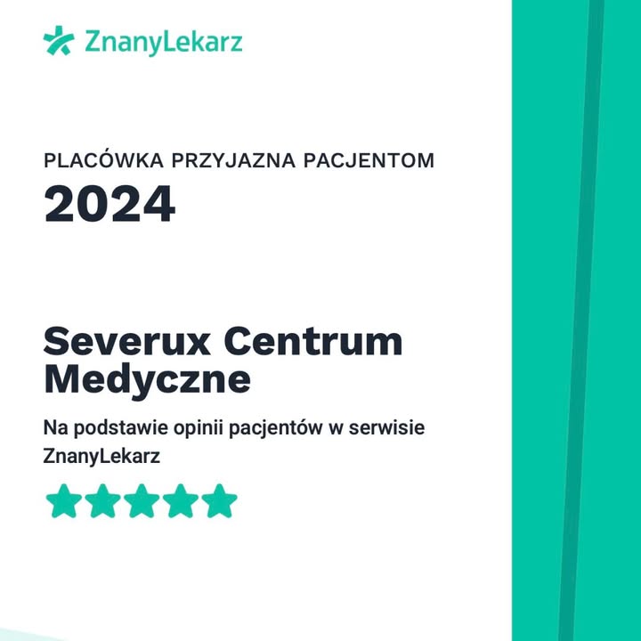 81 000 wizyt, 2800 opinii, 5 lat współpracy z portalem ZnanyLekarz 🤝 Dziękujemy pacjentom za zaufanie oraz całemu Zespołowi Severux za doskonałą pracę 🙂💙