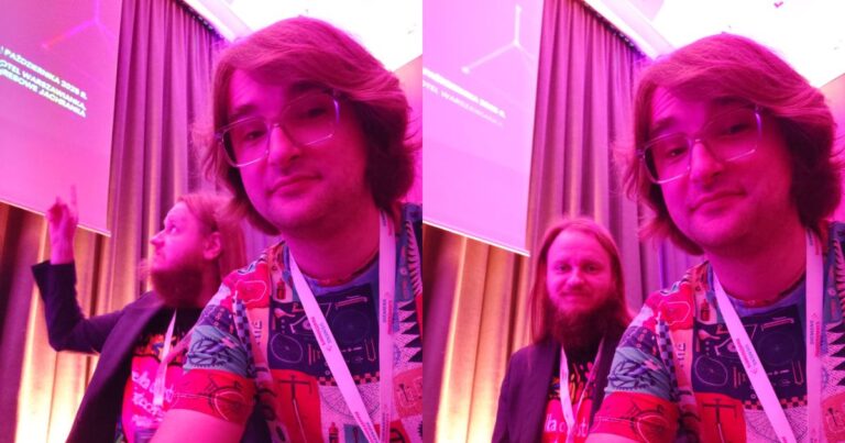 Oskar Bozek i Bartek Kokoszka w trakcie XXIX Szkoły Rezonansu Magnetycznego – dziś ostatni dzień spotkania (9-11 października 2025, Jachranka, Hotel Warszawianka). – Image 1